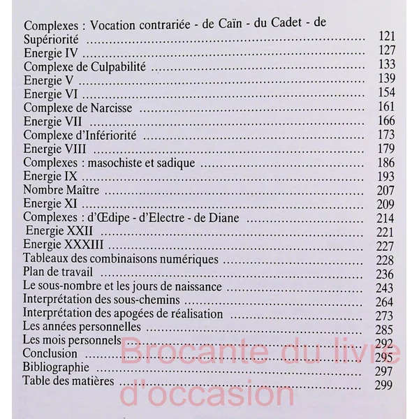Numérologie, psychologie - Manuel pratique-