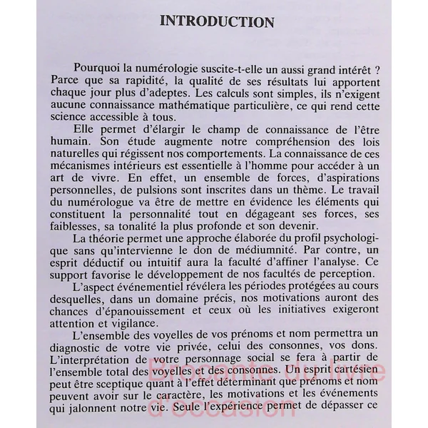 Numérologie, psychologie - Manuel pratique-
