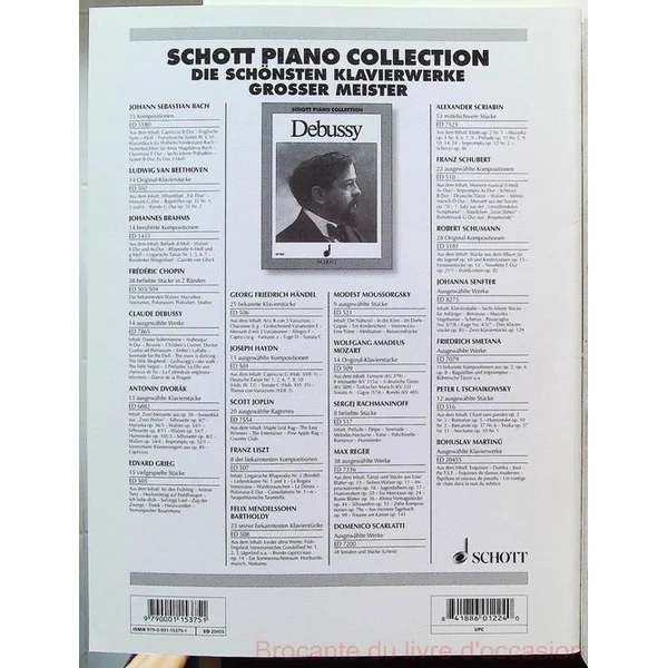Oeuvres choisies pour piano (Partition) Bohuslav Martinu