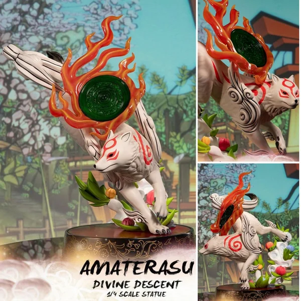 OKAMI Statue Amaterasu Divine Descent 1 4 F4F
