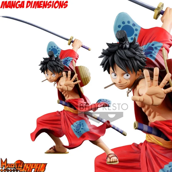 ONE PIECE Figurine BWFC 3 Luffy D. Monkey SMSP Manga Dimensions Banpresto