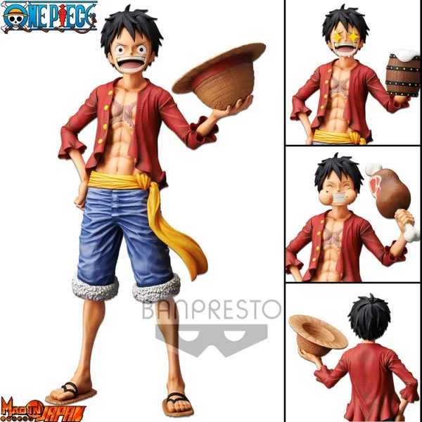 ONE PIECE Figurine Luffy Grandista Nero Banpresto