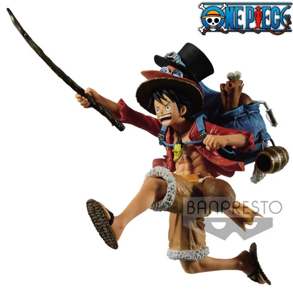 ONE PIECE Figurine Three Brothers Luffy D. Monkey Banpresto
