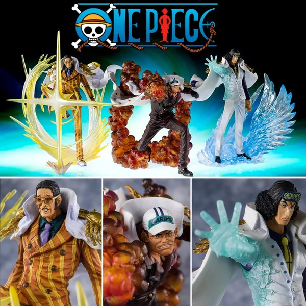 ONE PIECE Pack Figuarts Zero The Three Admirals Bandai