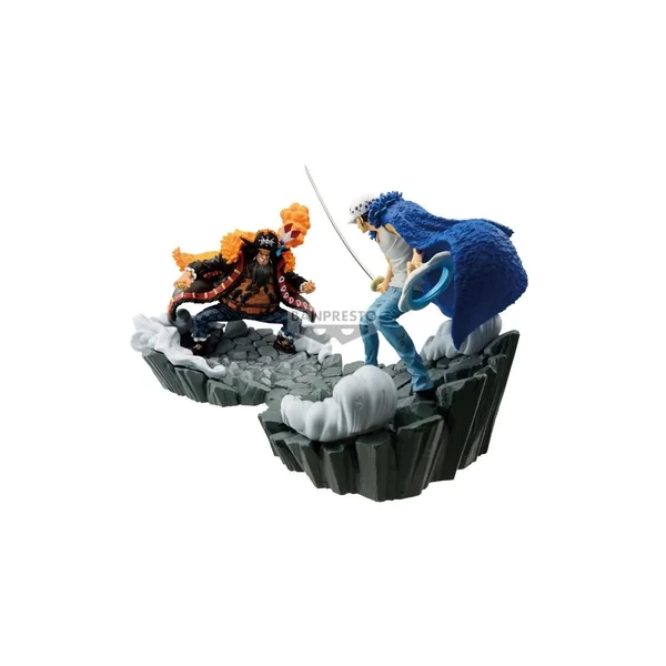 One Piece Senkozekkei Figurine Marshall D. Teach et Trafalgar Law