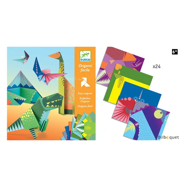 Origami facile - Dinosaures - Petits Cadeaux