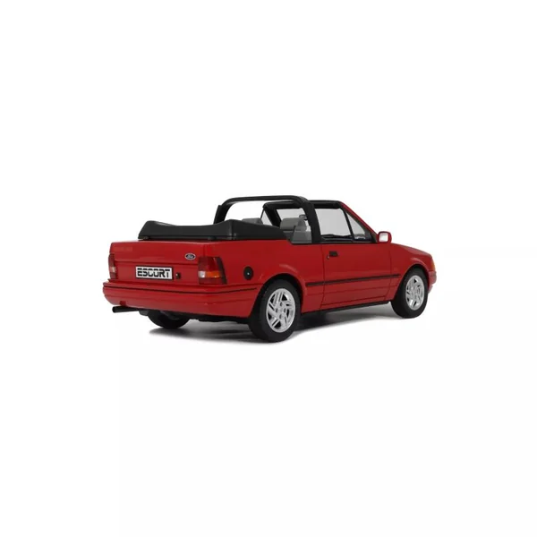 OTTO MOBILE FORD ESCORT MK4 XR3I CABRIOLET FLAMENCO-ROT 1986 1/18