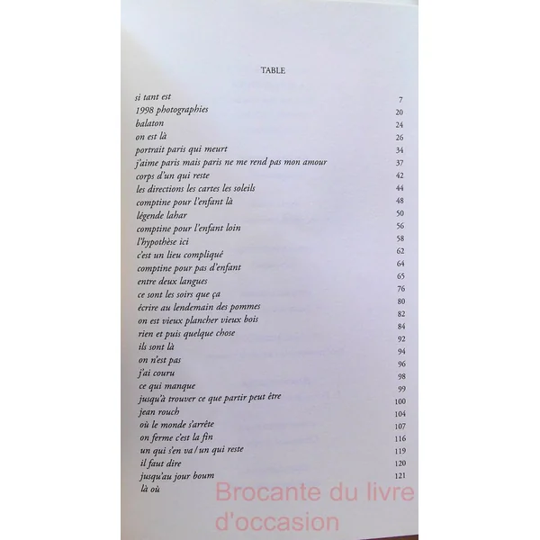 Ou Vont Ceux qui S'En Vont ?