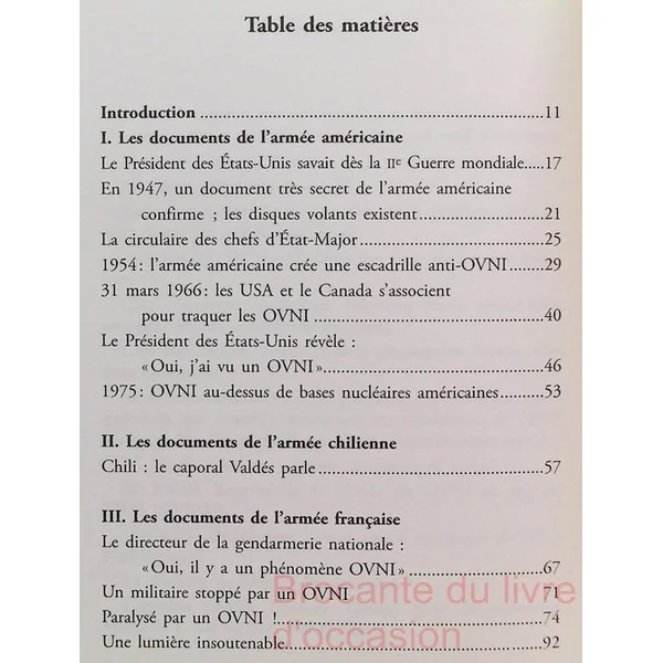 OVNI - L'armée parle-