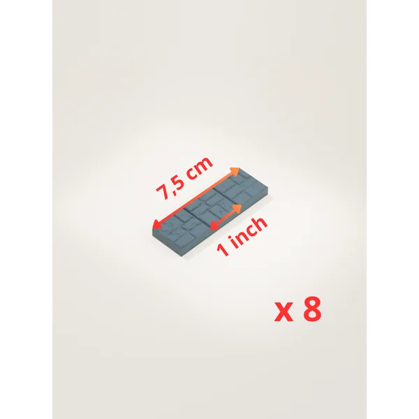 Pack Commandant des tuiles – Donjon modulaire 1 pouce