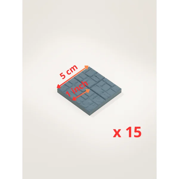 Pack Commandant des tuiles – Donjon modulaire 1 pouce