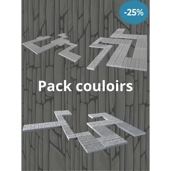 Pack couloirs bonus - Donjon modulaire
