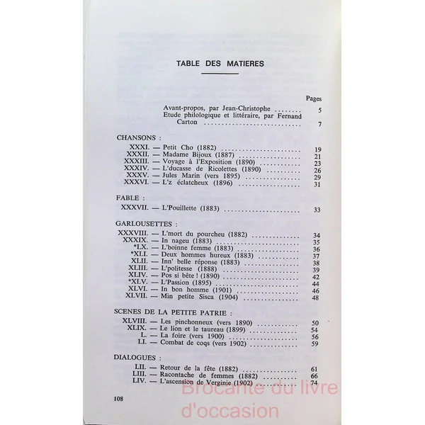 Pasquilles et chansons du broutteux