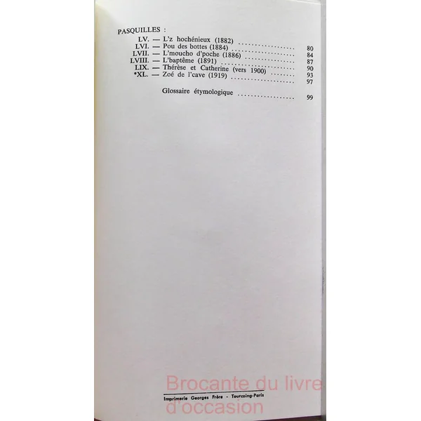 Pasquilles et chansons du broutteux