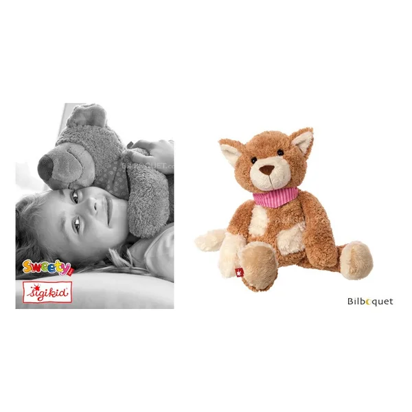 Peluche Chat Ginka 37cm - Sweety
