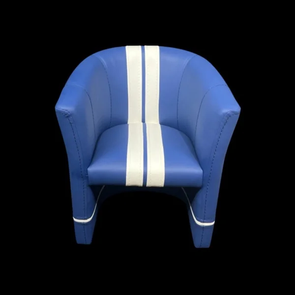 Petit Fauteuil cabriolet Racing Inside pour enfants n° 98 Cobra racing bleu / blanc