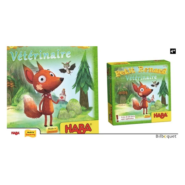 Petit renard vétérinaire - Mini jeu de dés