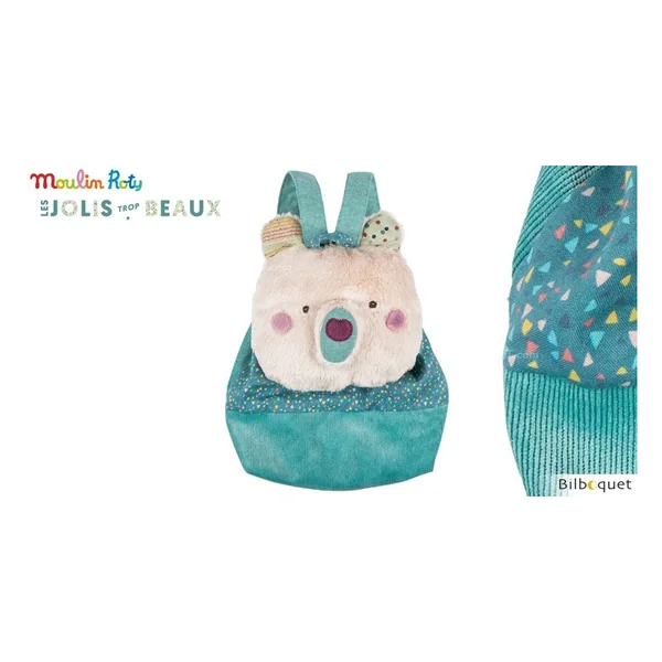 Petit sac à dos - Ours crème - Les Jolis Trop Beaux