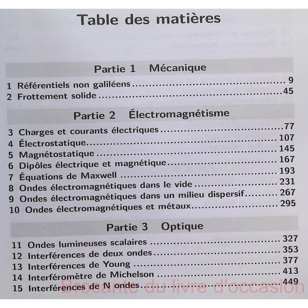 Physique-Chimie MP-M