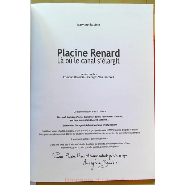 Placine Renard, là où le canal s'élargit