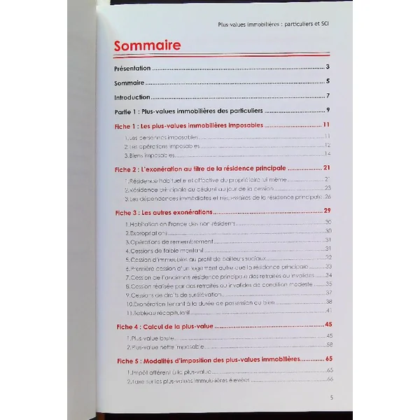 Plus-values immobilières des particuliers et SCI