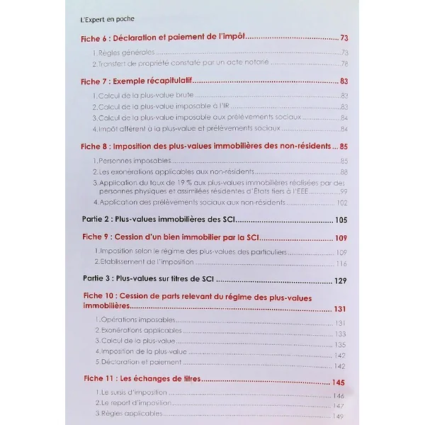 Plus-values immobilières des particuliers et SCI