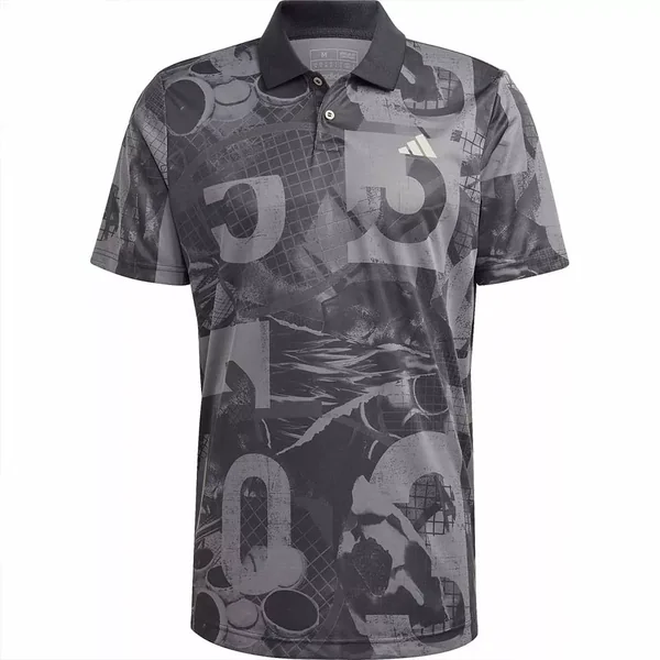 Polo Adidas Club Graph Gris