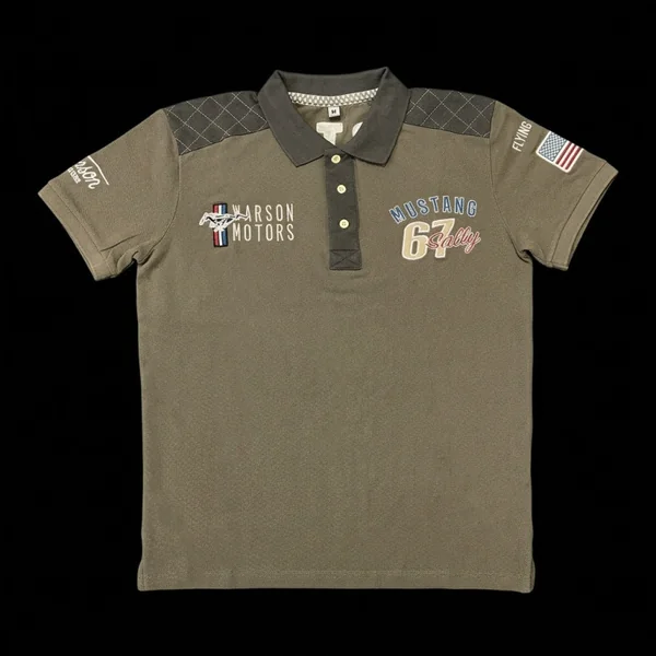 Polo Mustang Sally 67 Vert Kaki - Homme