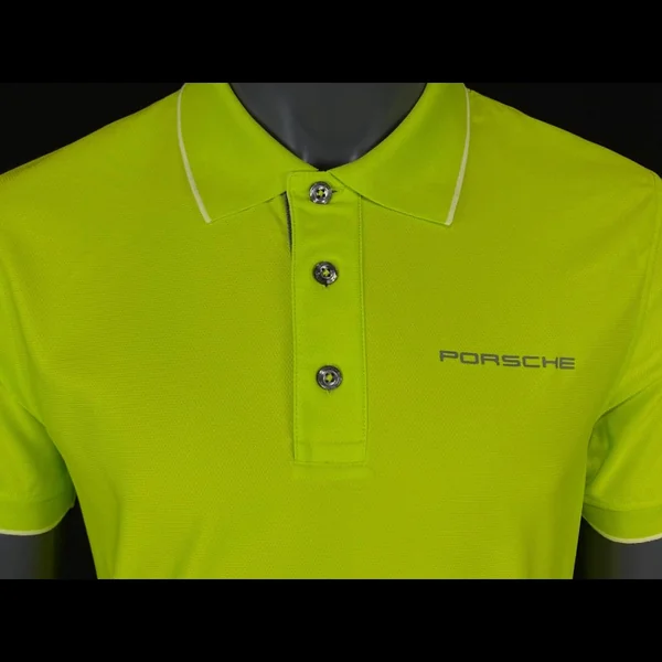 Polo Porsche Sport Collection Vert Acide WAP544G - homme