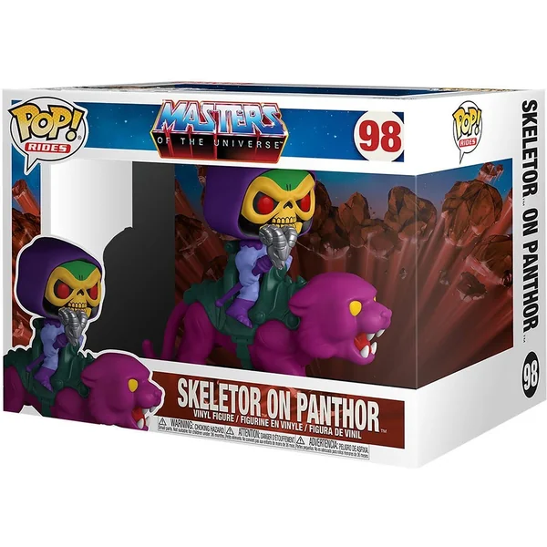 POP FIGURE MASTERS OF THE UNIVERSE SKELETOR ON PANTHOR