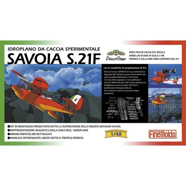 Porco Rosso Savoia S.21F Late Model Maquette Echelle 1/48