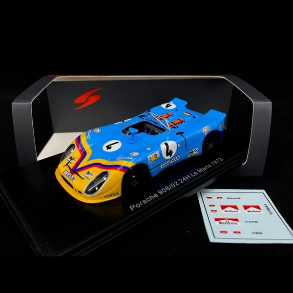 Porsche 908/02 n° 4 Le Mans 1973 1/43 Spark S9782