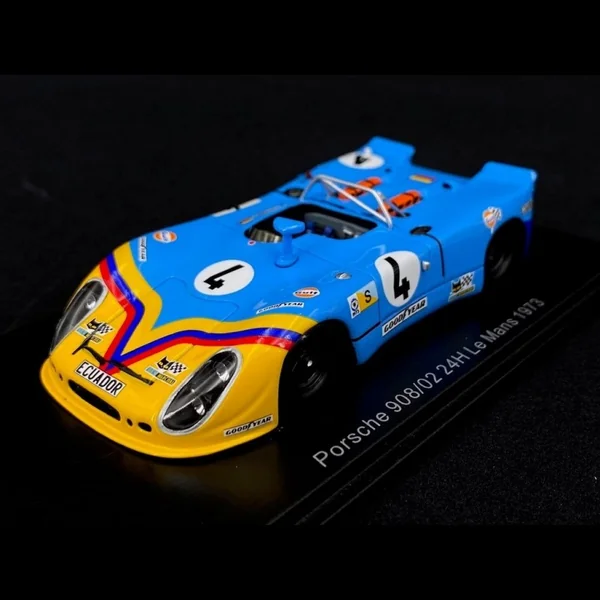 Porsche 908/02 n° 4 Le Mans 1973 1/43 Spark S9782
