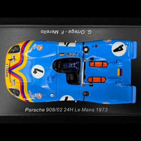 Porsche 908/02 n° 4 Le Mans 1973 1/43 Spark S9782