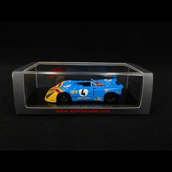 Porsche 908/02 n° 4 Le Mans 1973 1/43 Spark S9782