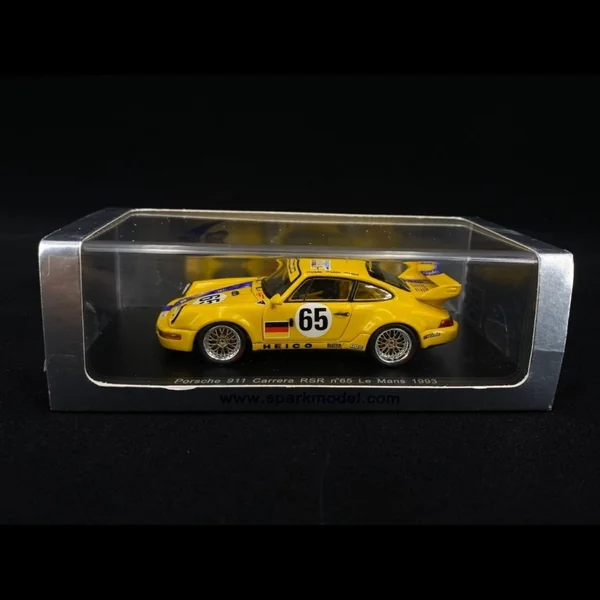 Porsche 911 Carrera RSR type 964 n° 65 Le Mans 1993 1/43 Spark S2076