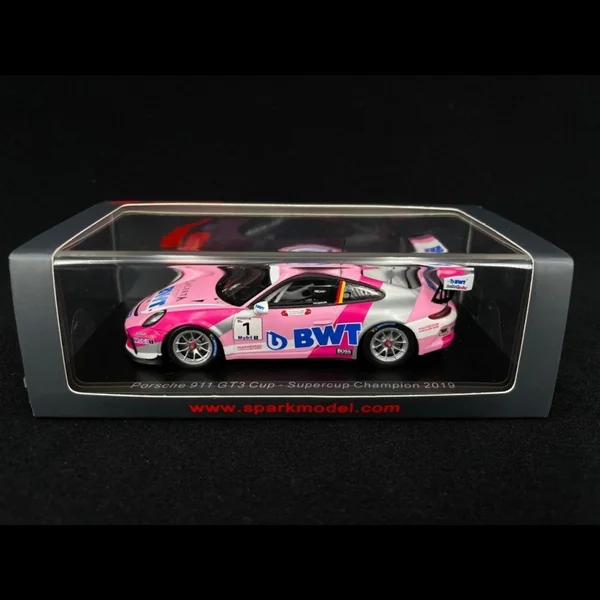 Porsche 911 GT3 Cup type 991 n° 1 Champion Supercup 2019 1/43 Spark S8504
