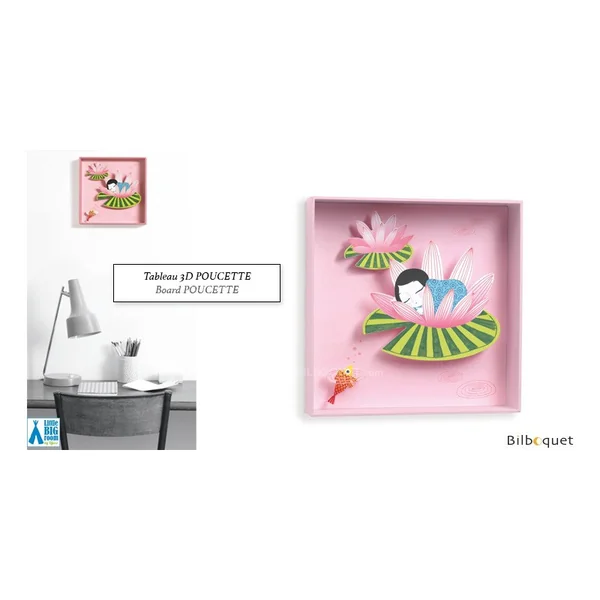 Poucette - Tableau pour chambre d'enfant