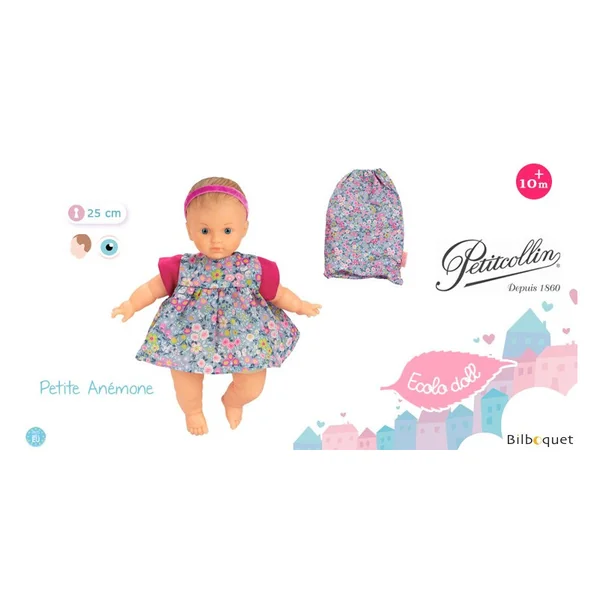 Poupon Ecolo Doll Petite Anémone 25cm