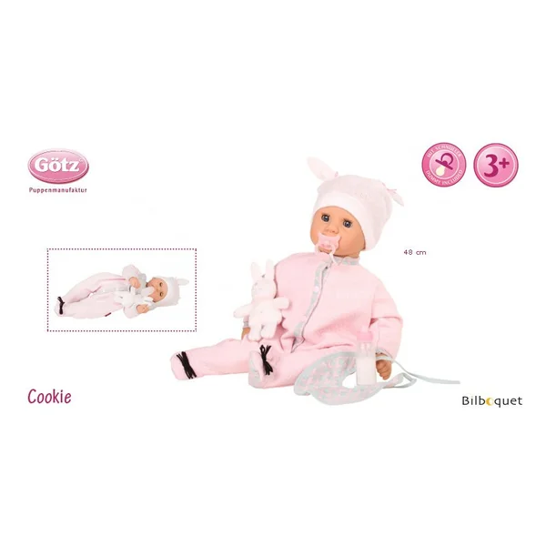 Poupon à fonctions Cookie à corps souple 48cm