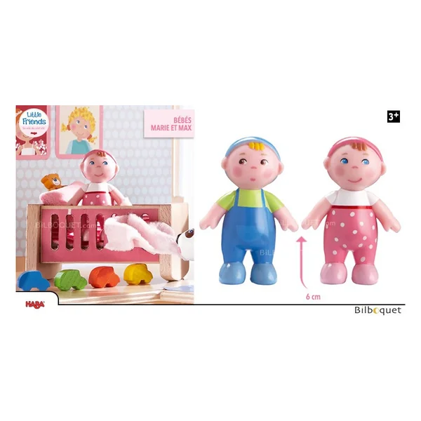 Poupées bébés Marie et Max - Little Friends