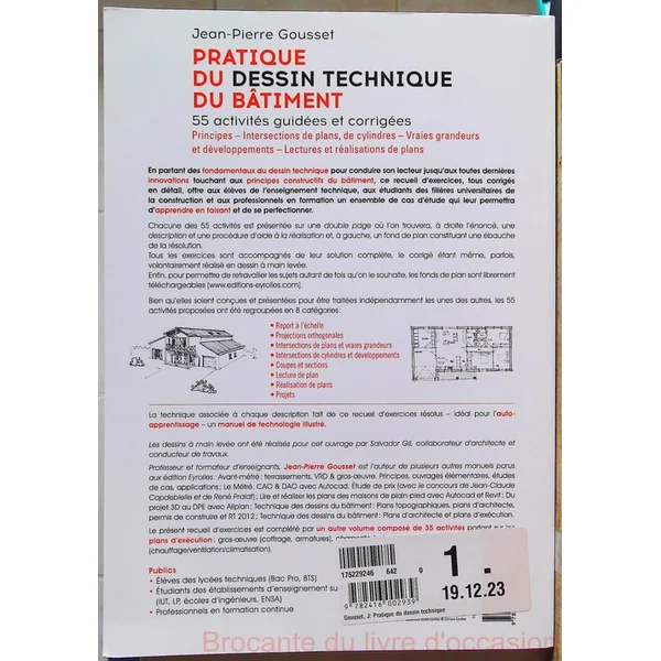 Pratique du dessin technique du batiment