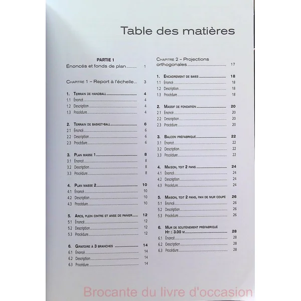 Pratique du dessin technique du batiment