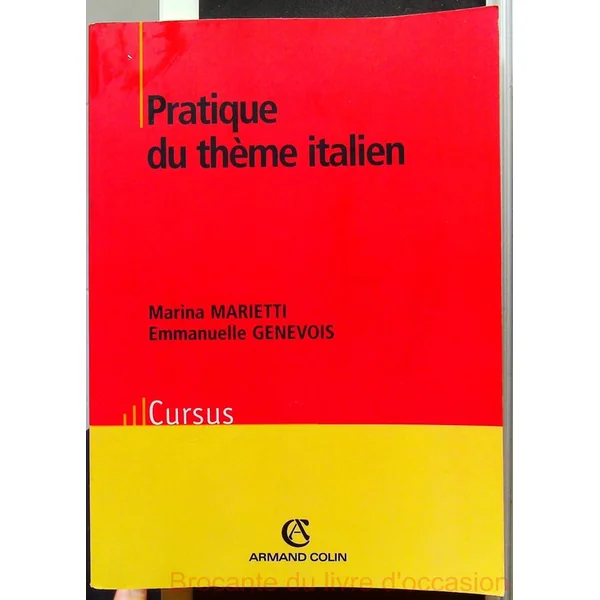 Pratique du thème italien-