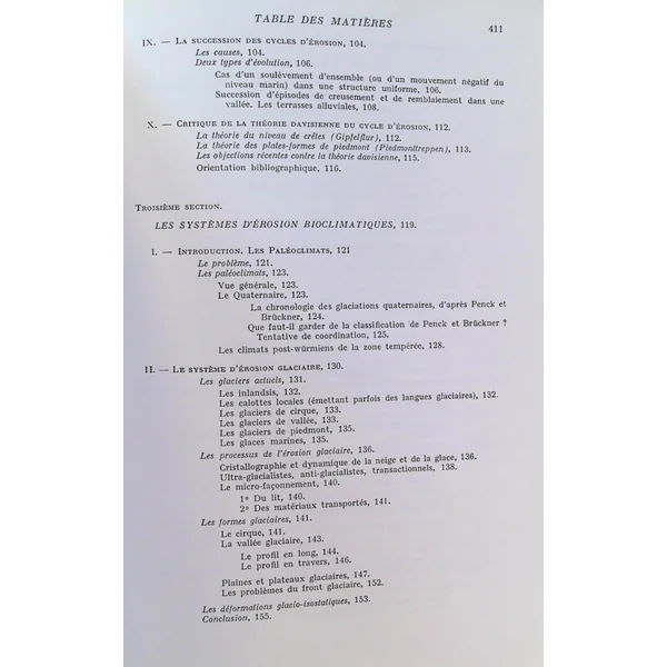 Precis De Geomorphologie - Troisieme Edition