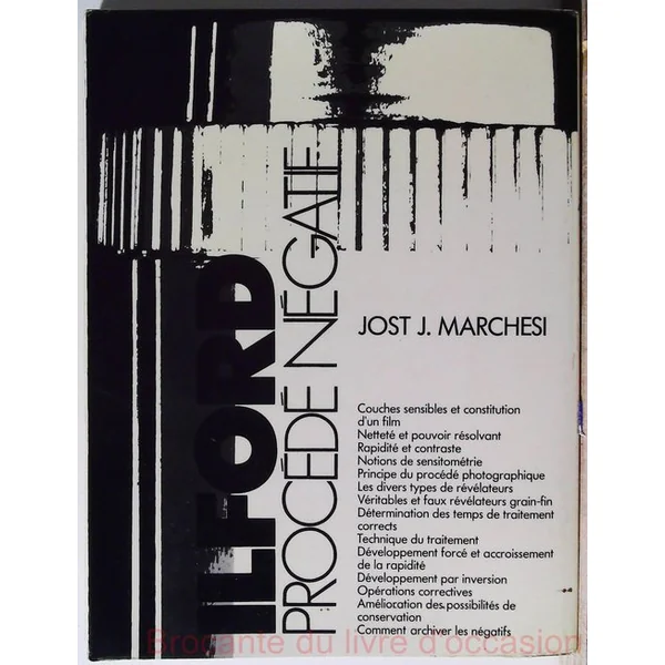 Procede Negatif Ilford 1980
