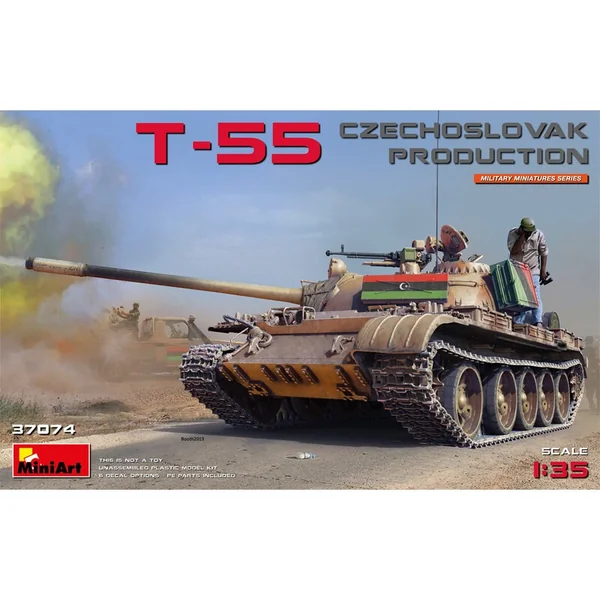 PRODUCTION T-55 TCHÉCOSLOVAQUE soviétique