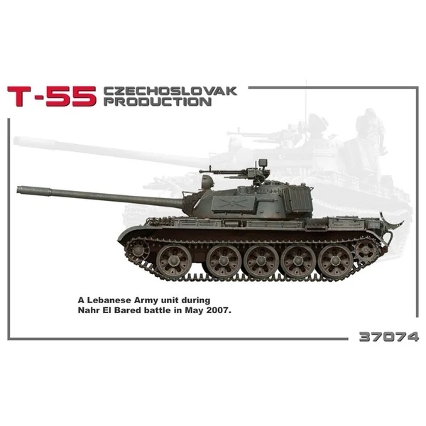 PRODUCTION T-55 TCHÉCOSLOVAQUE soviétique