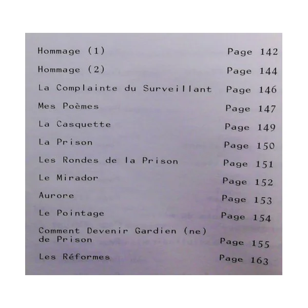 Profession, gardien de prison