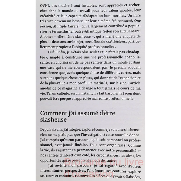 Profession Slasheur